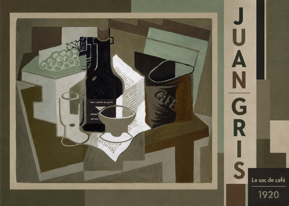 Juan Gris Le Sac De Café No3 - Plakát