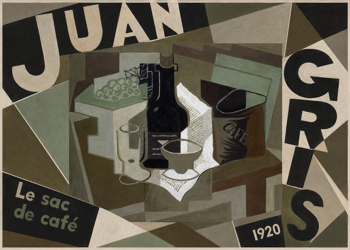 Juan Gris Le Sac De Café No5 - Plakát