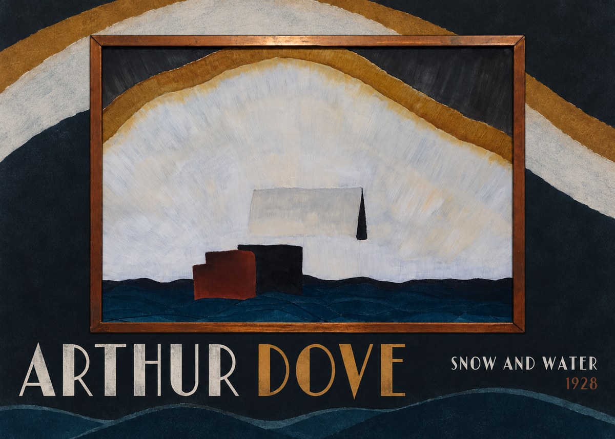 Arthur Dove Snow and Water No6 - Plakát