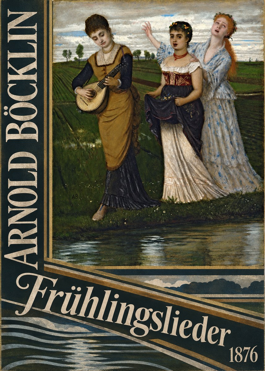 Arnold Böcklin Frühlingslieder No6 - Plakát