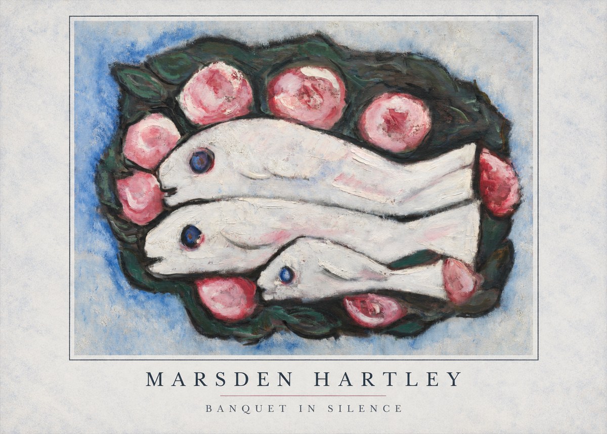 Marsden Hartley Banquet in Silence No4 - Plakát