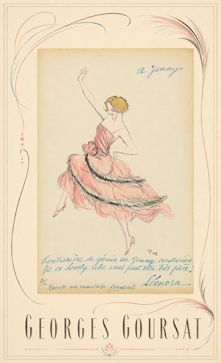 Georges Goursat A Jenny No4 - Plakát