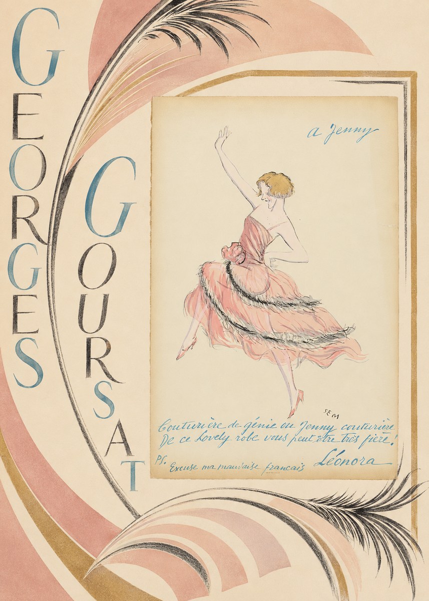 Georges Goursat A Jenny No5 - Plakát
