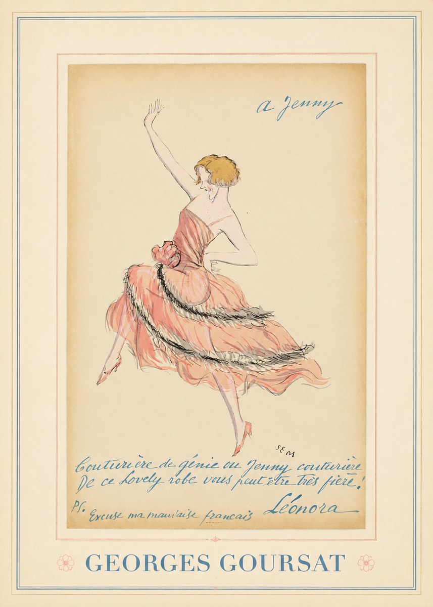 Georges Goursat A Jenny No6 - Plakát