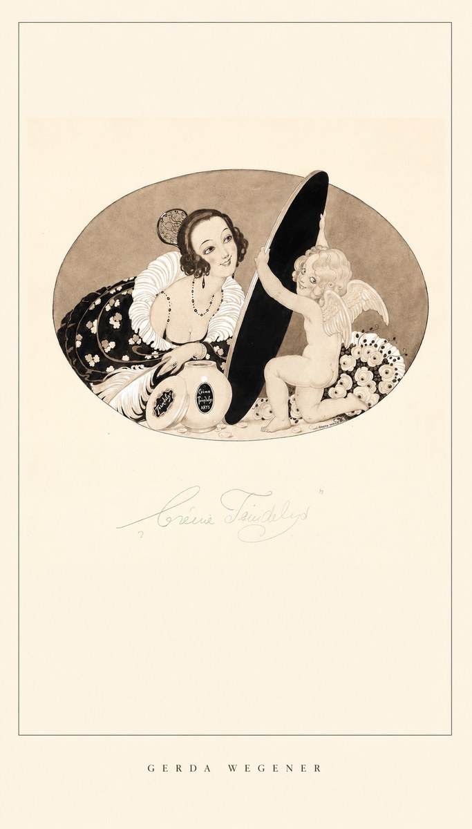 Gerda Wegener Crème Teindelys II No6 - Plakát