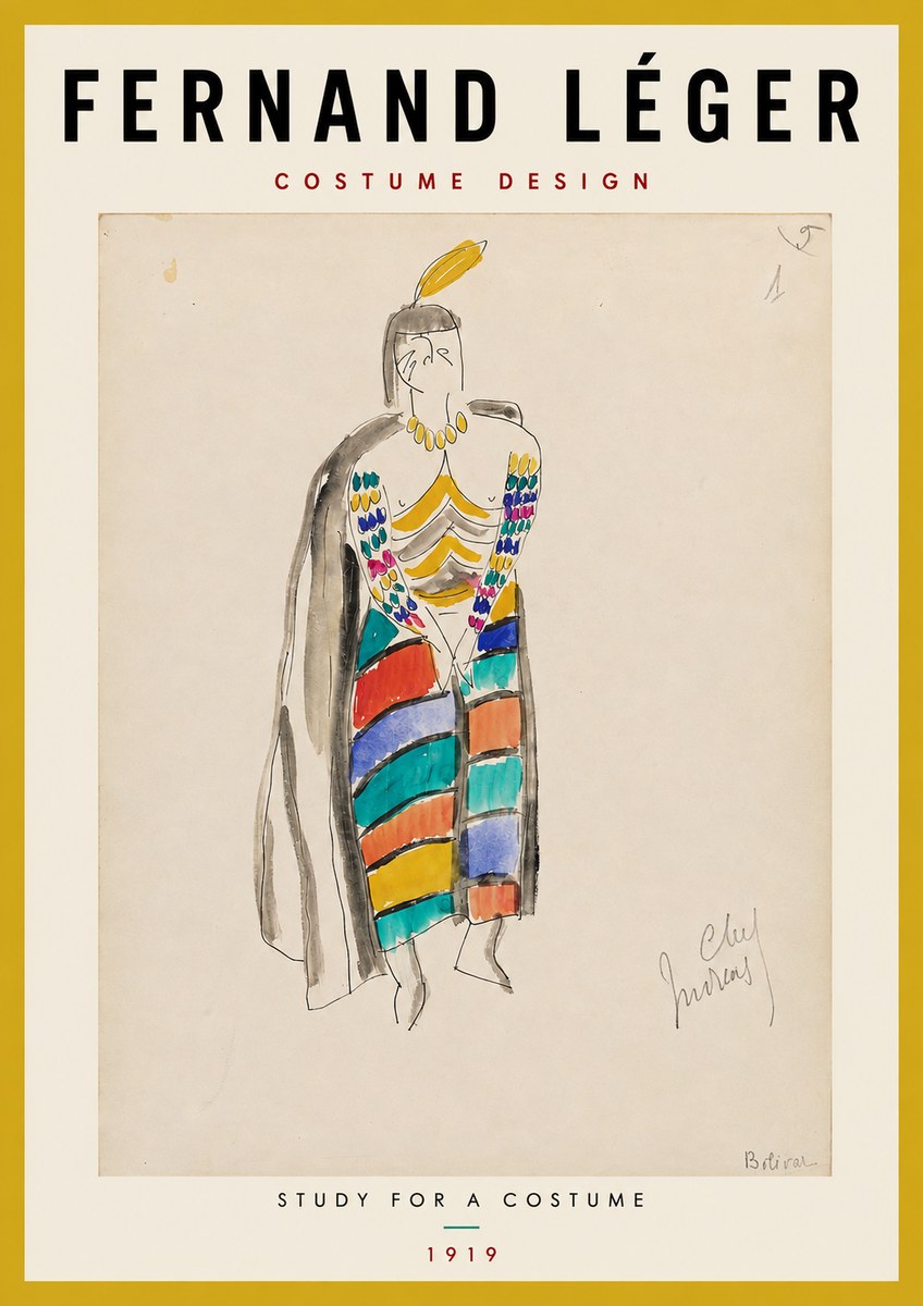 Fernand Léger Chef Moreau No2 - Plakát