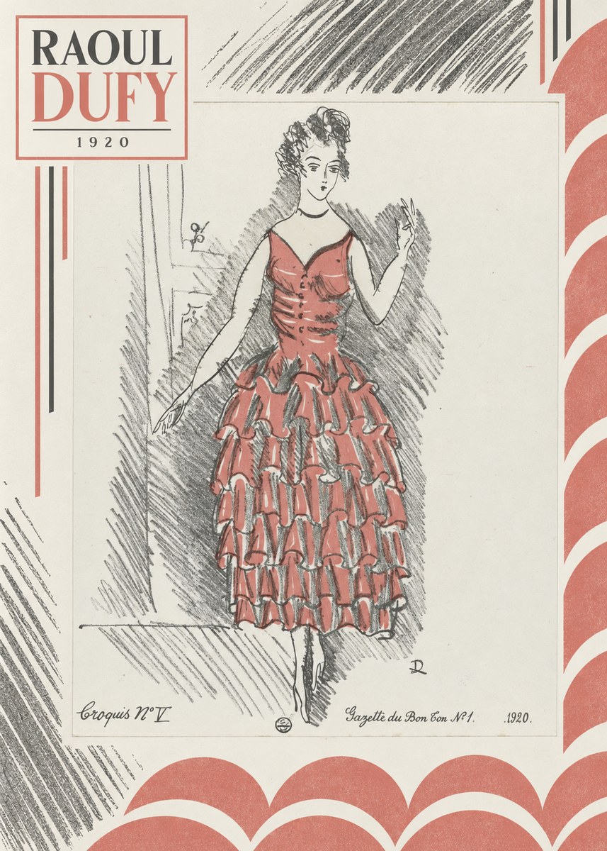 Raoul Dufy Croquis N°v No6 - Plakát
