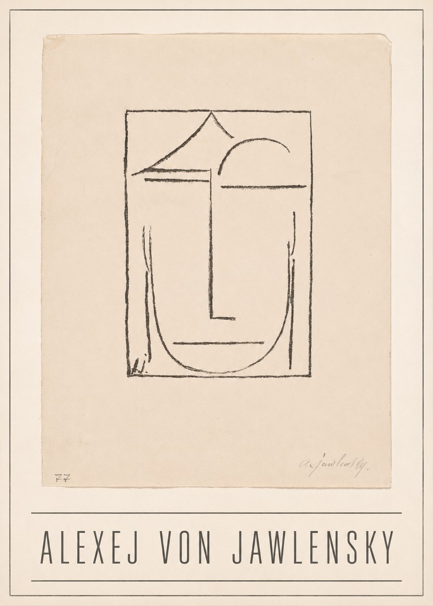Alexej von Jawlensky Abstract Head No1 - Plakát