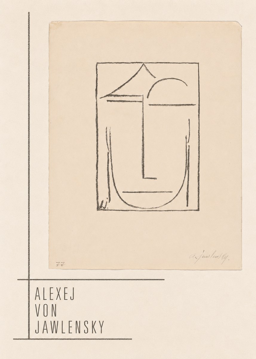 Alexej von Jawlensky Abstract Head No2 - Plakát