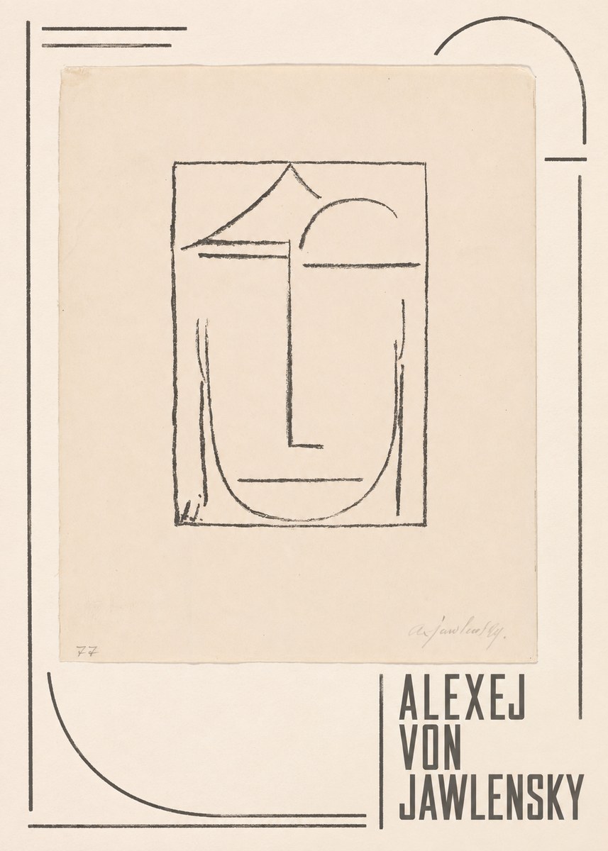 Alexej von Jawlensky Abstract Head No3 - Plakát