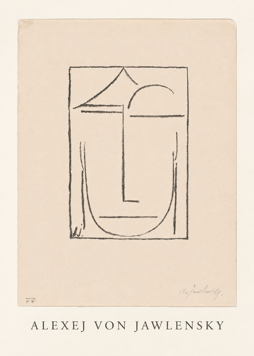 Alexej von Jawlensky Abstract Head No4 - Plakát