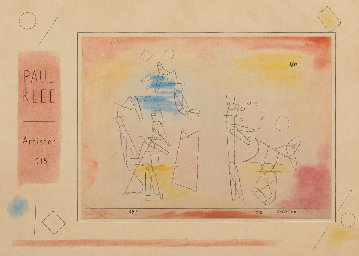 Paul Klee Artisten No2 - Plakát