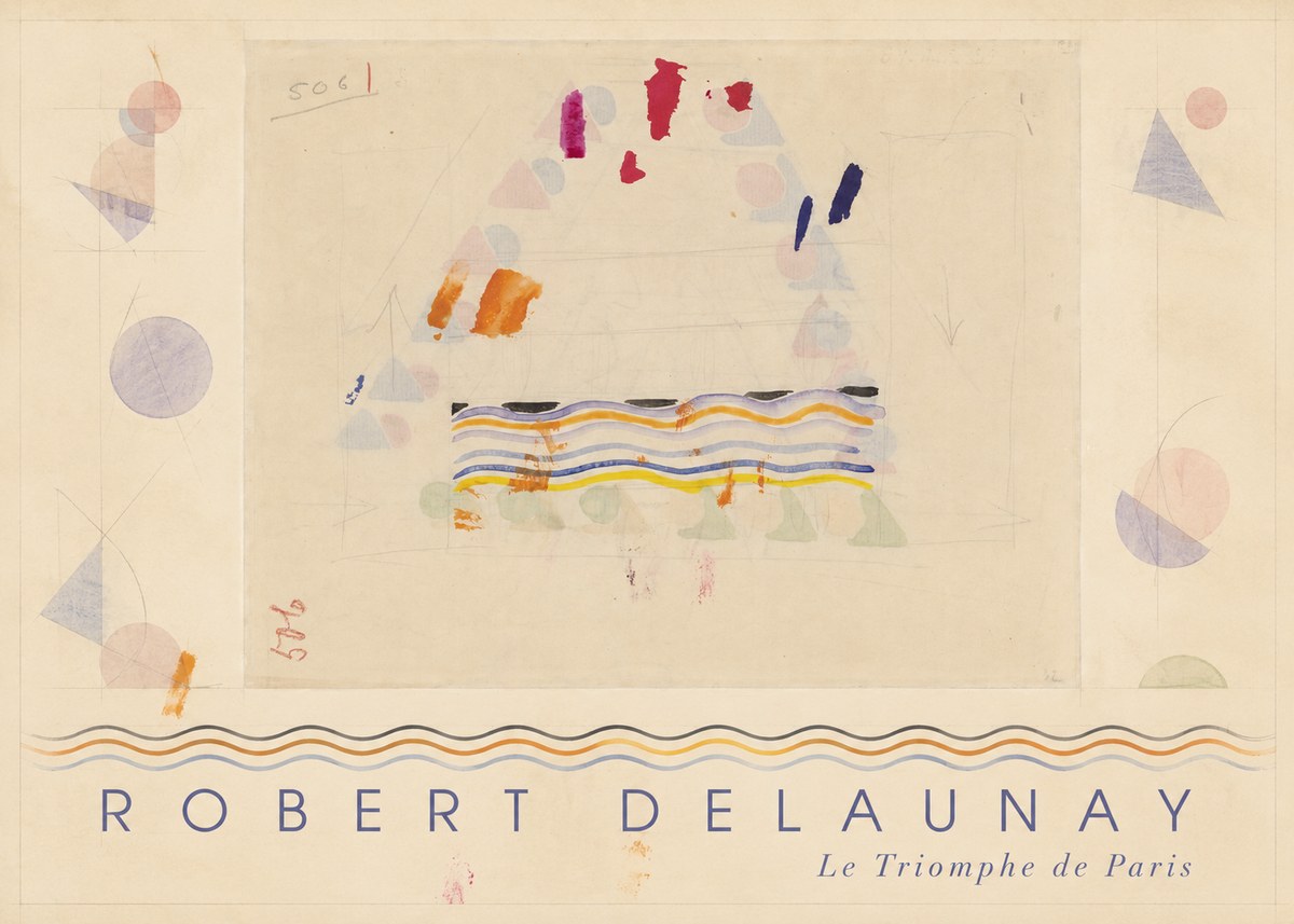 Robert Delaunay Le Triomphe De Paris V No6 - Plakát