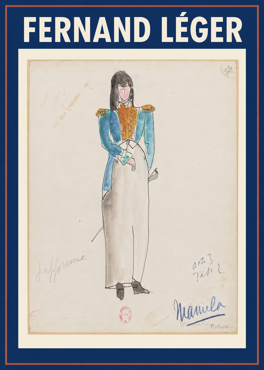 Fernand Léger Manuela Bolivar No1 - Plakát