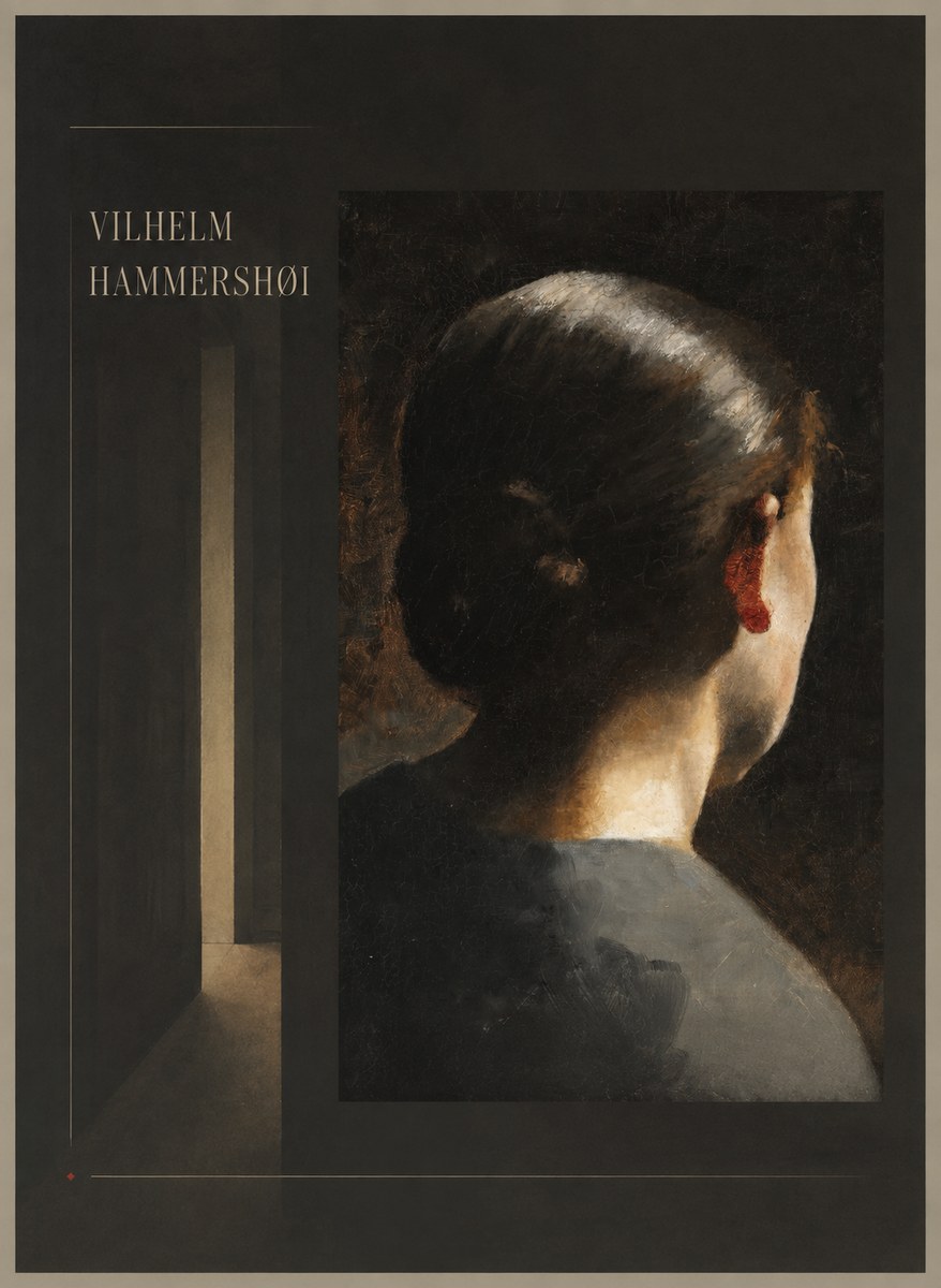 Vilhelm Hammershøi Woman Seen from Behind No4 - Plakát