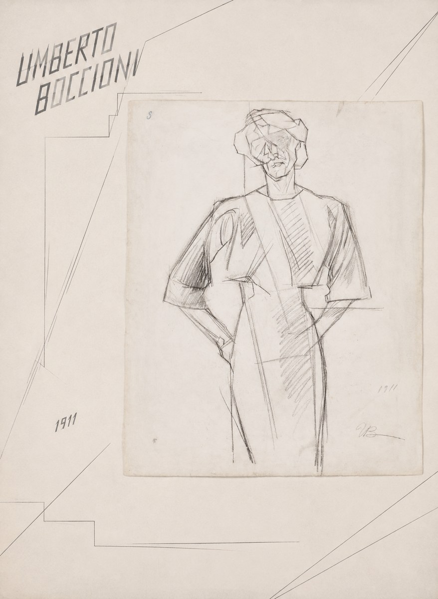Umberto Boccioni Figure Study, 1911 No2 - Plakát