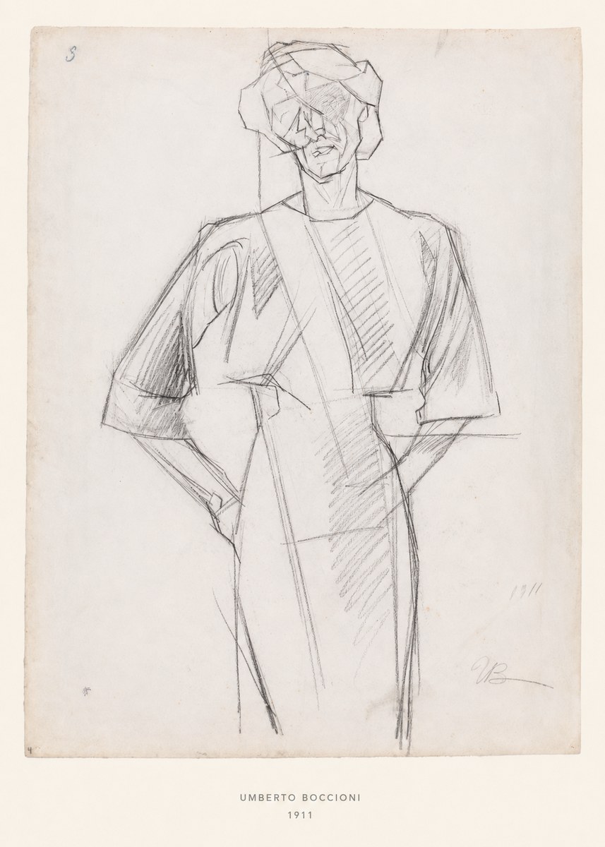 Umberto Boccioni Figure Study, 1911 No6 - Plakát