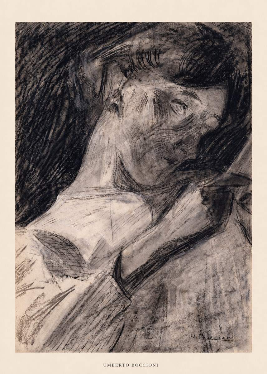 Umberto Boccioni Figure Study II No5 - Plakát