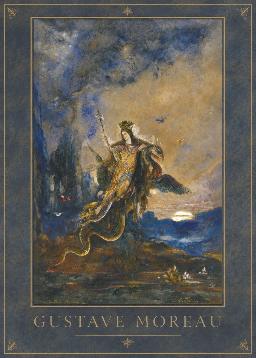 Gustave Moreau Les Fées No1 - Plakát