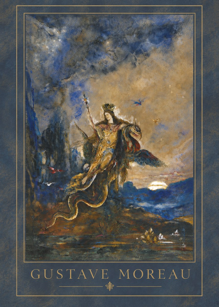 Gustave Moreau Les Fées No3 - Plakát