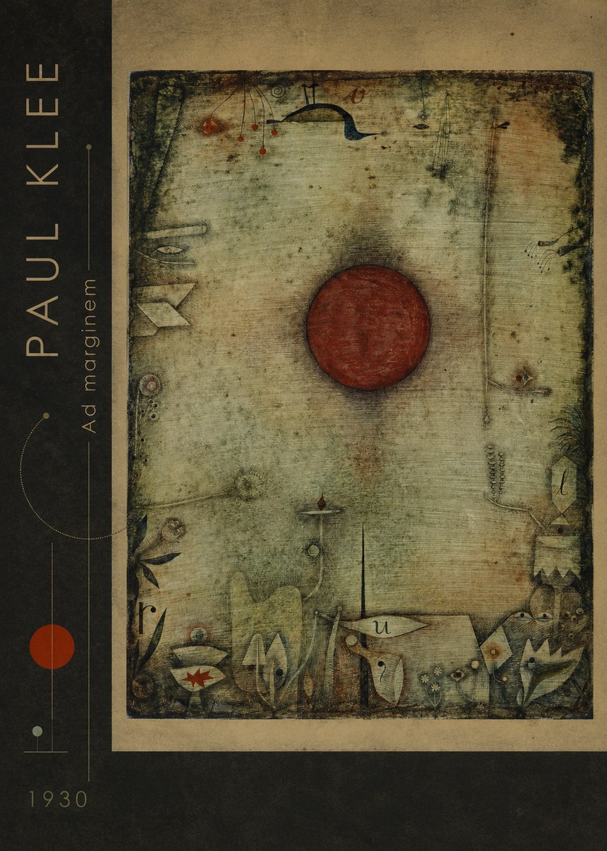 Paul Klee Ad Marginem No2 - Plakát