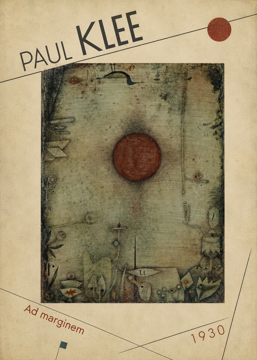 Paul Klee Ad Marginem No3 - Plakát