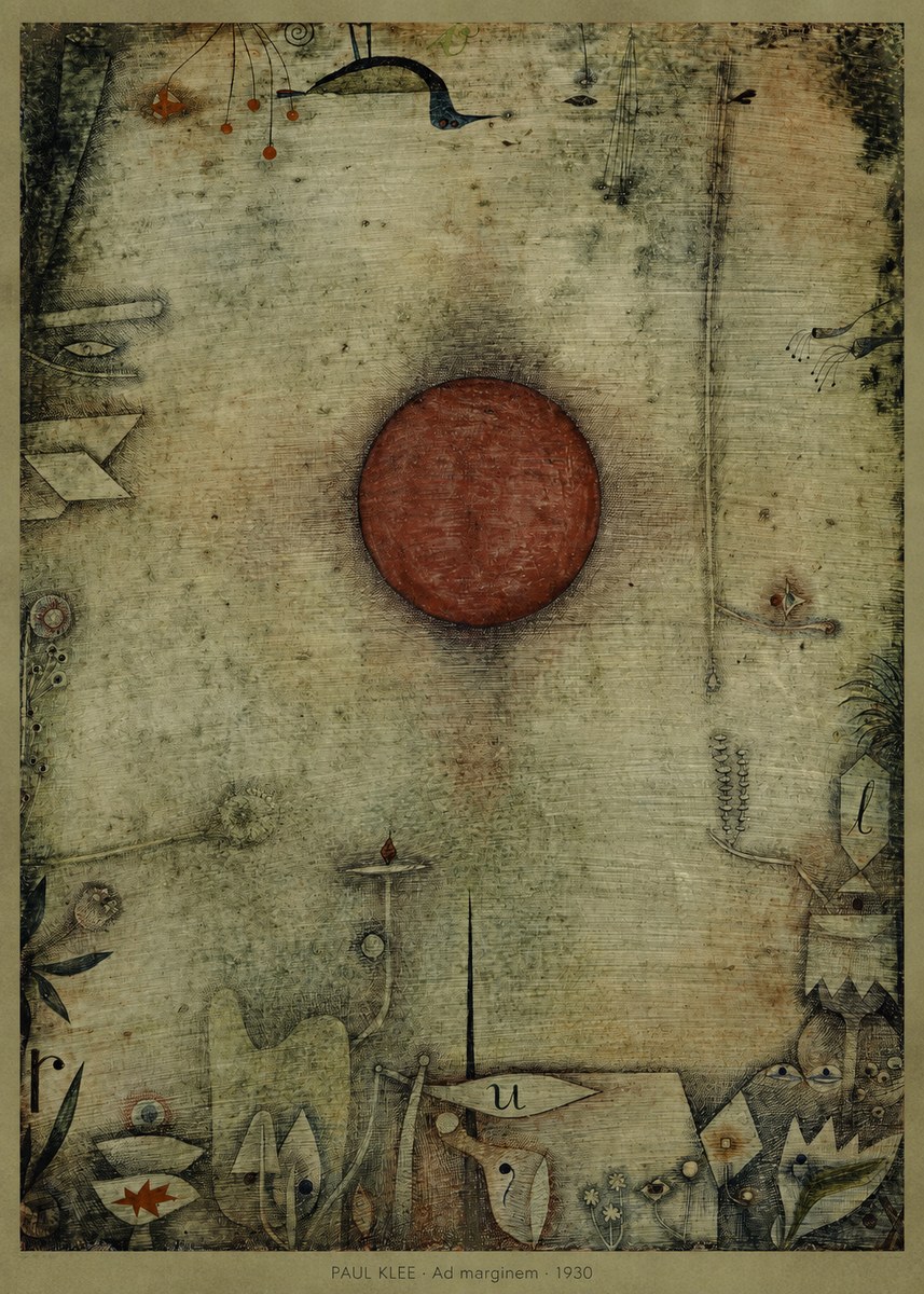 Paul Klee Ad Marginem No6 - Plakát