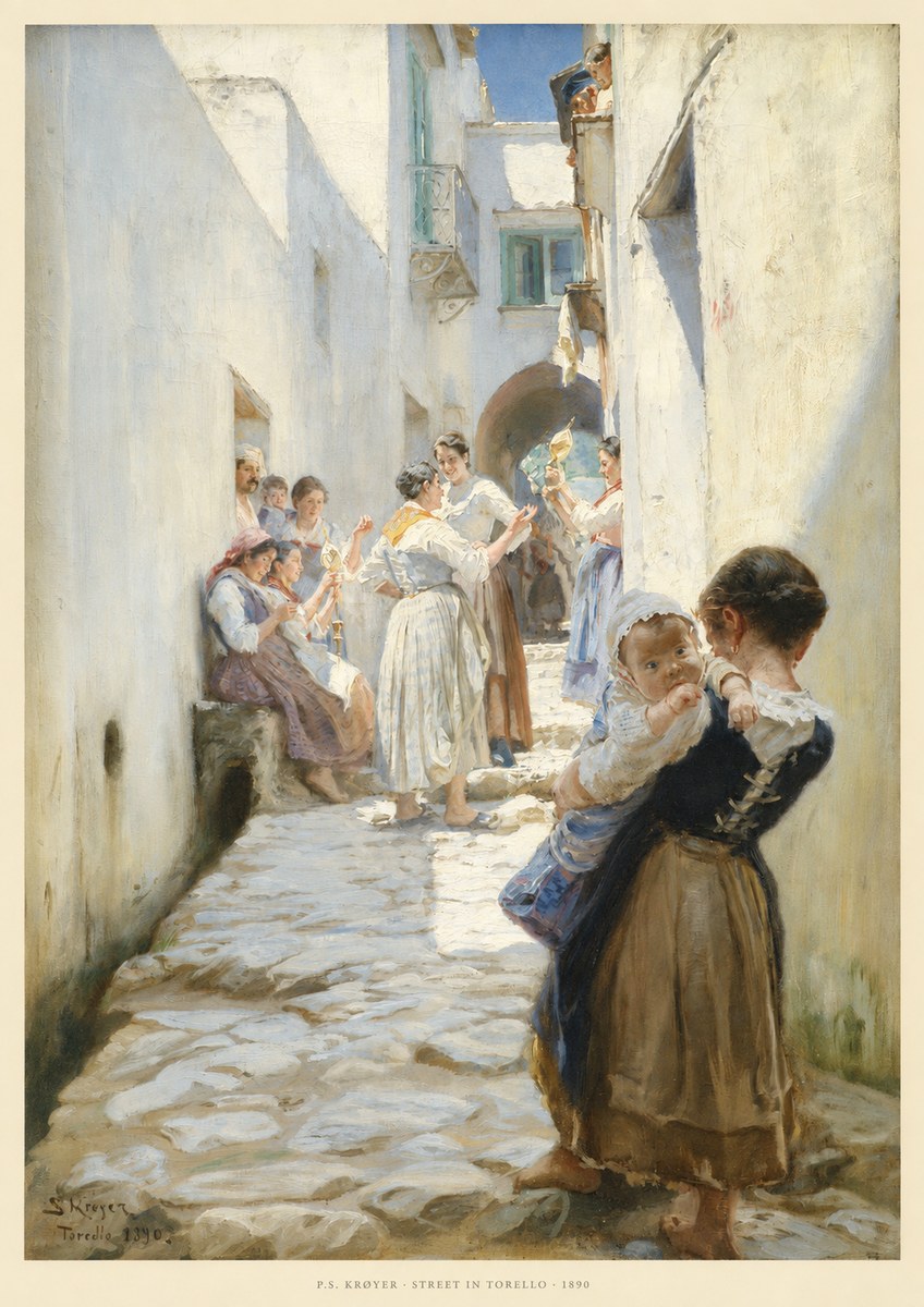 P.S. Krøyer Street in Torello No6 - Plakát