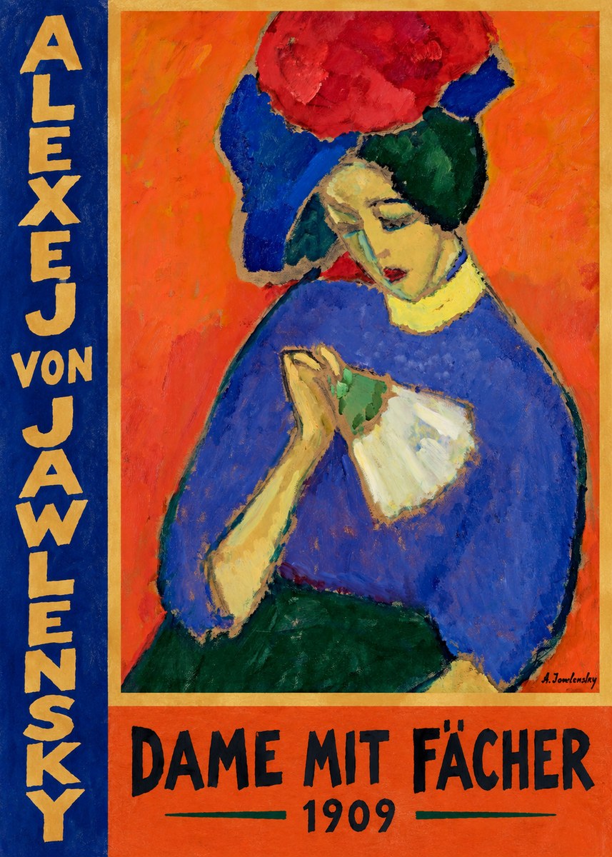 Alexej von Jawlensky Dame Mit Fächer No2 - Plakát