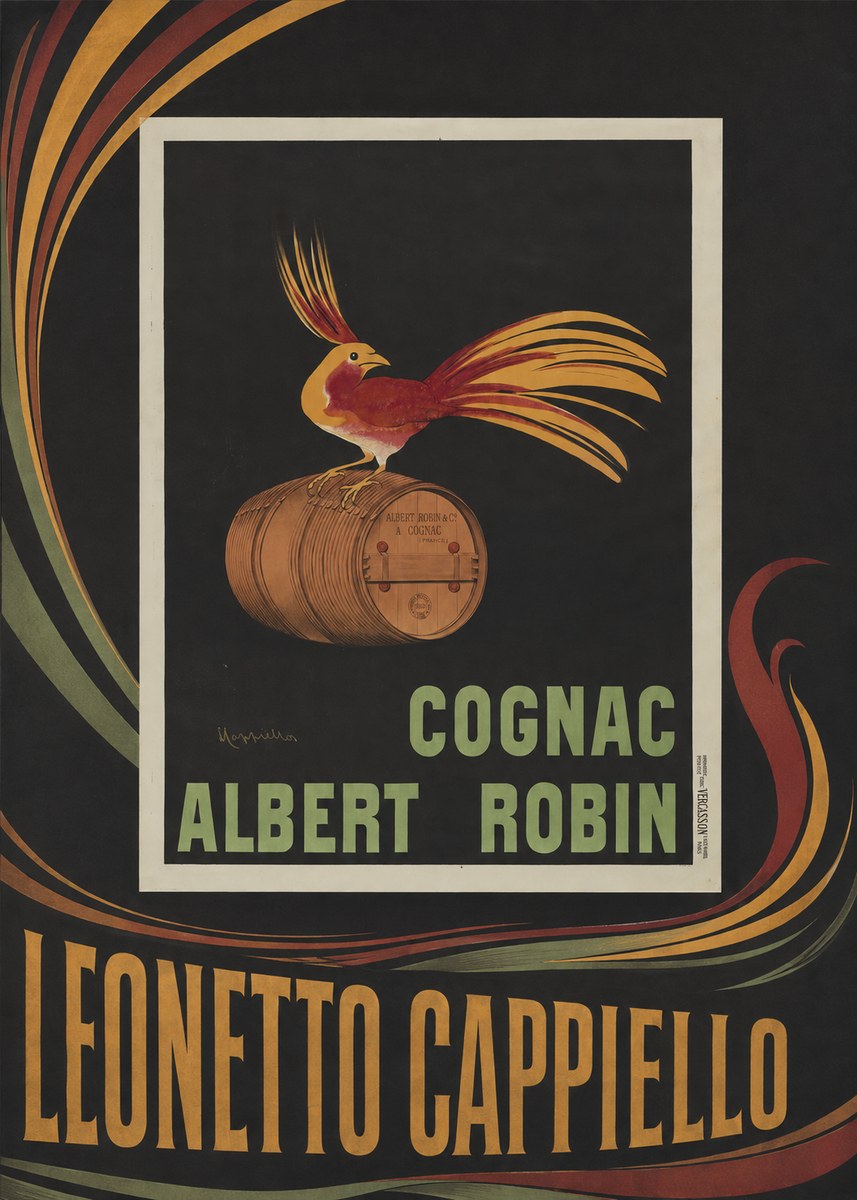 Leonetto Cappiello Cognac Albert Robin No2 - Plakát