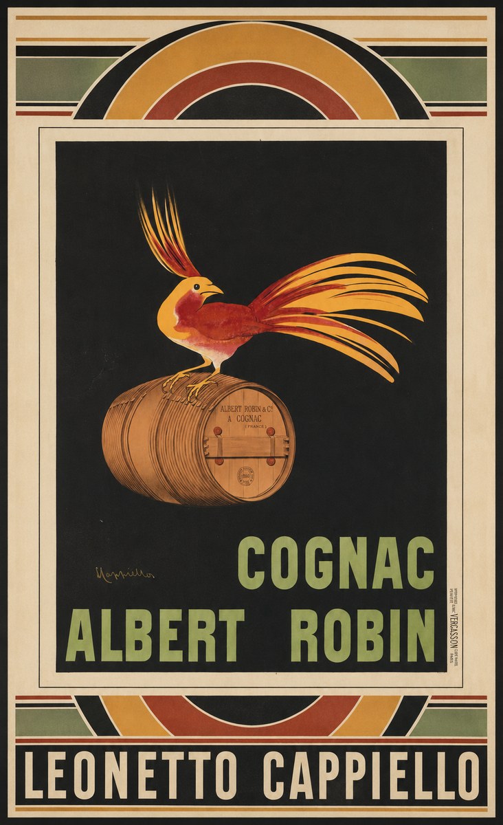 Leonetto Cappiello Cognac Albert Robin No4 - Plakát