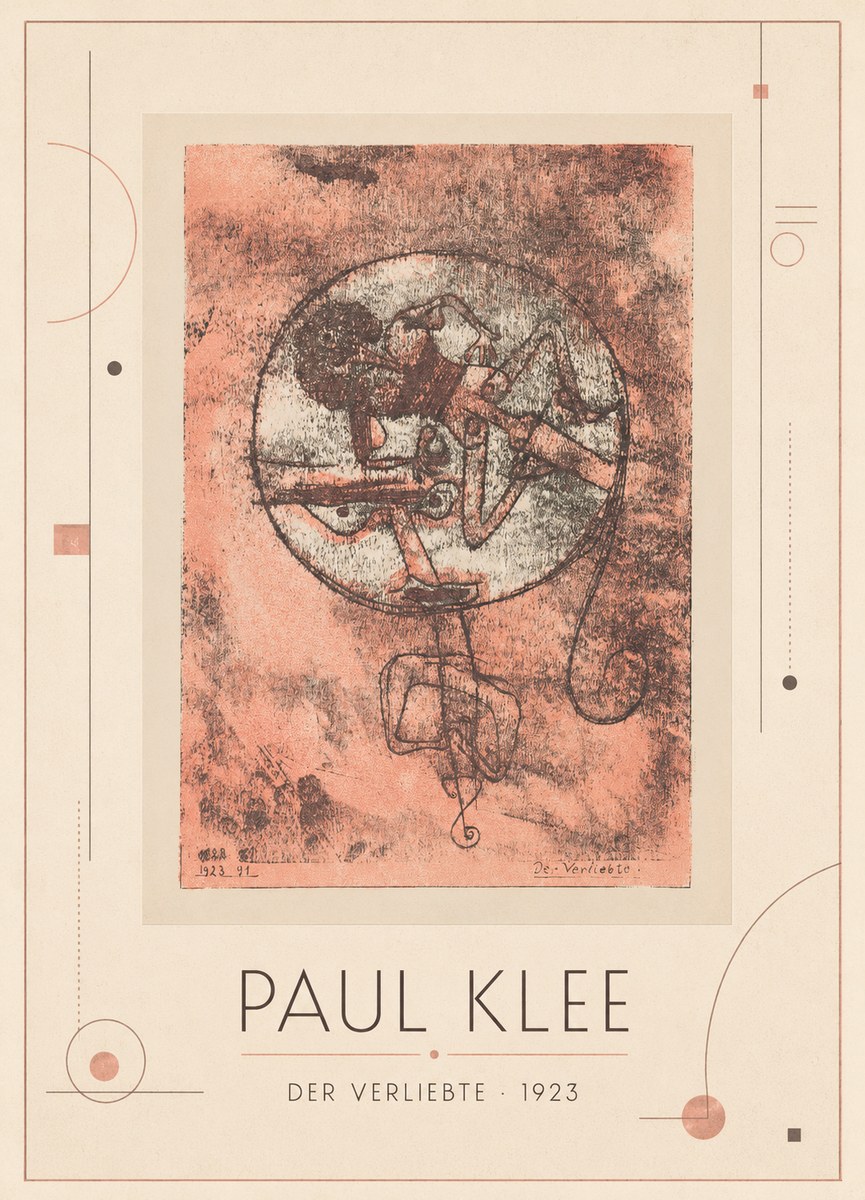 Paul Klee Der Verliebte II No1 - Plakát