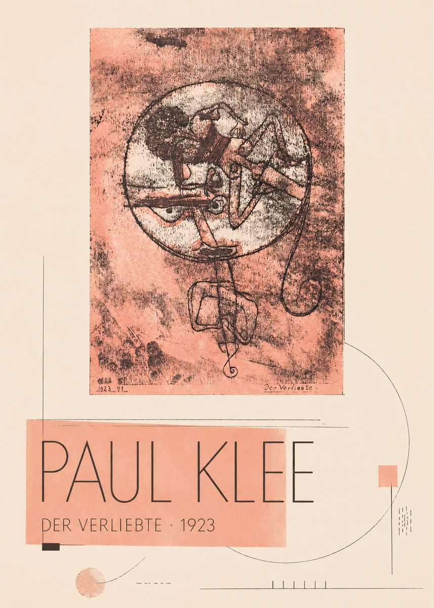 Paul Klee Der Verliebte II No3 - Plakát