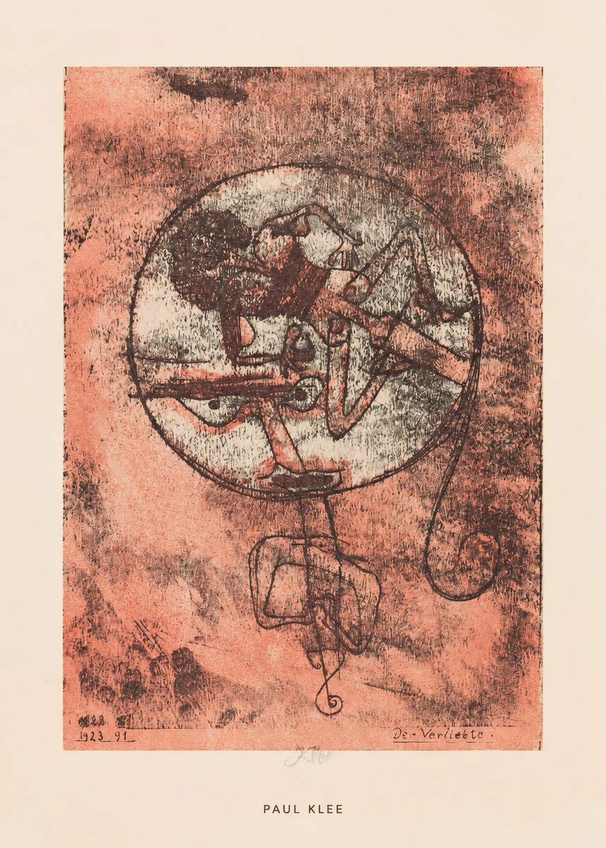 Paul Klee Der Verliebte II No6 - Plakát
