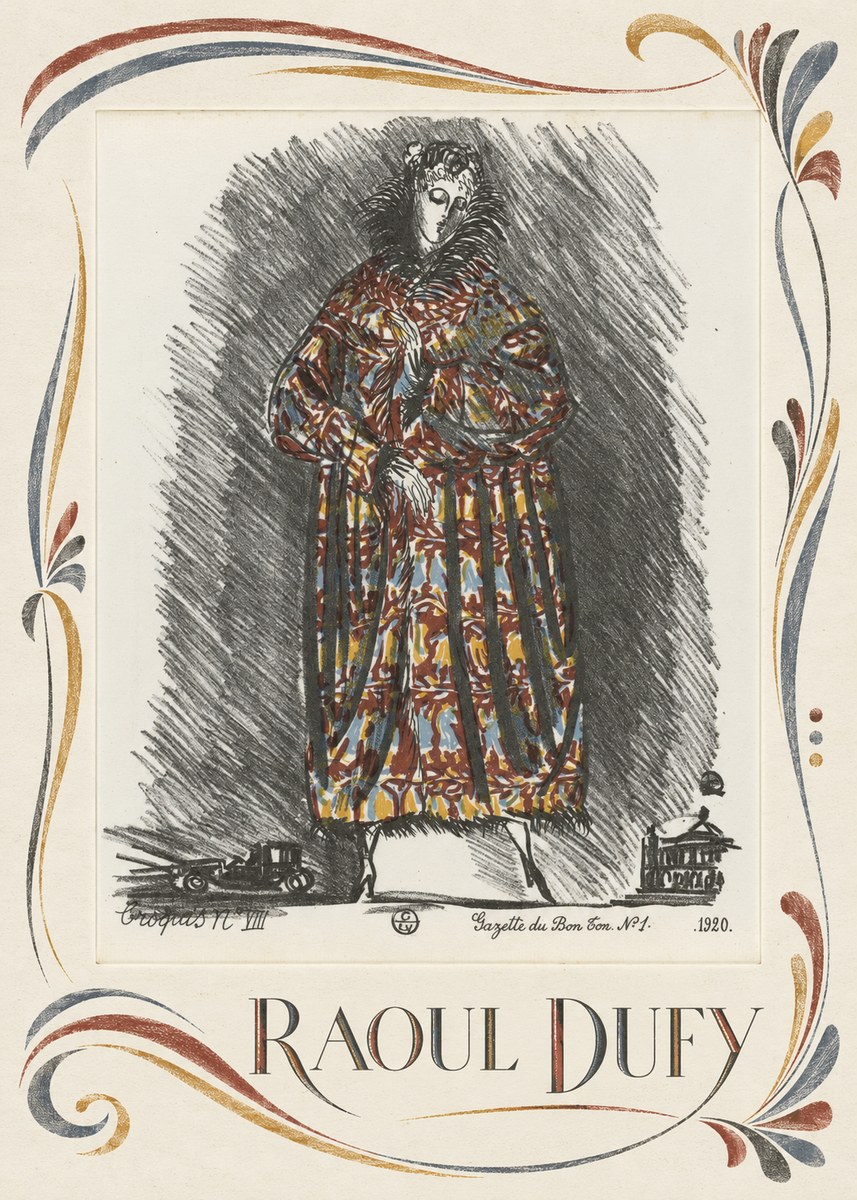 Raoul Dufy Croquis N. Viii No4 - Plakát