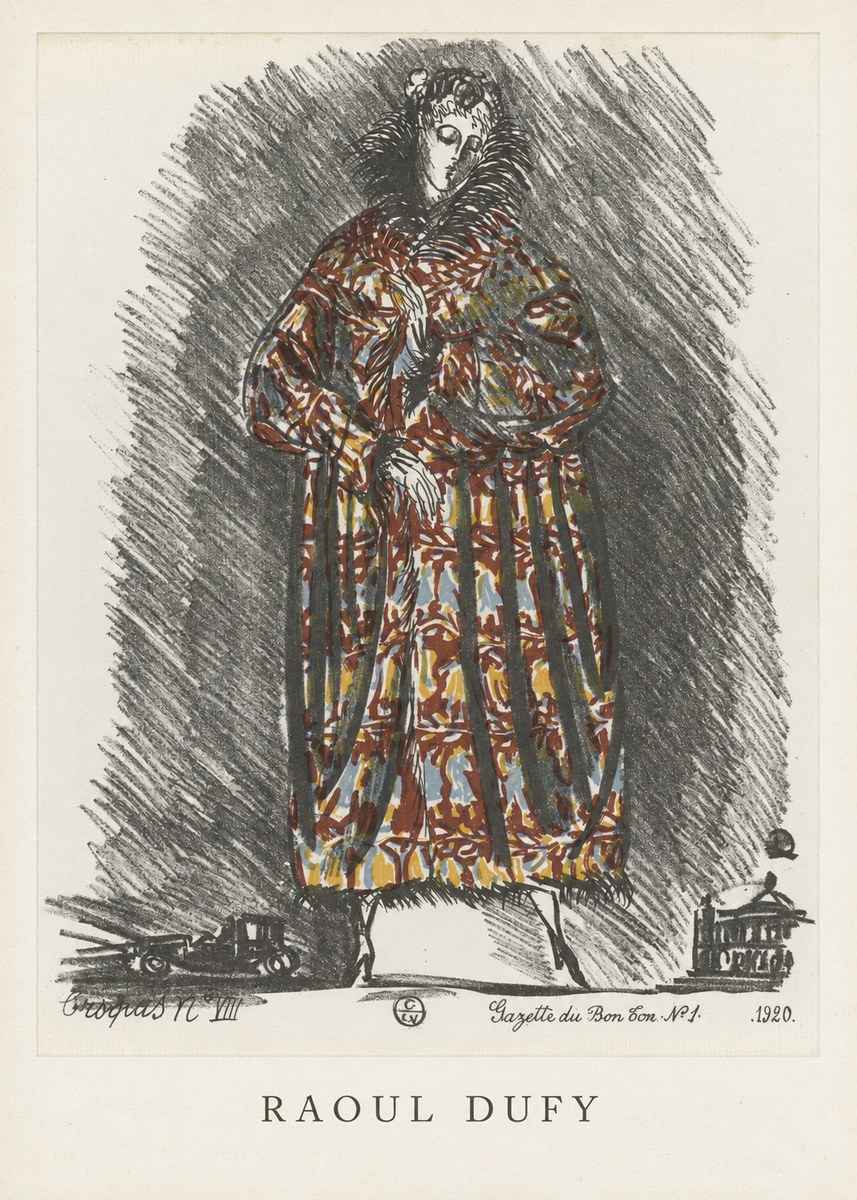 Raoul Dufy Croquis N. Viii No6 - Plakát