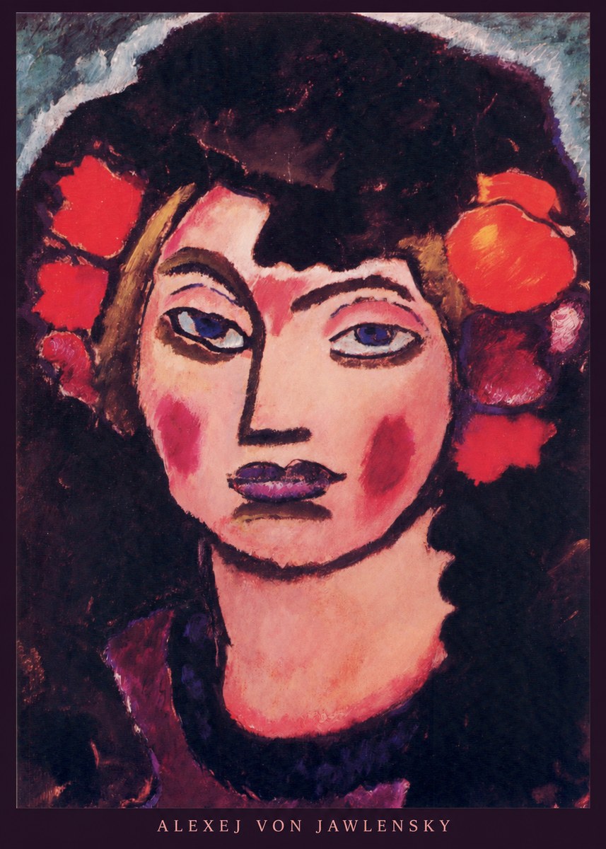 Alexej von Jawlensky Portrait of a Woman No5 - Plakát