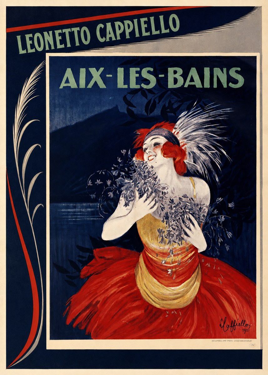 Leonetto Cappiello Aix-les-bains No2 - Plakát