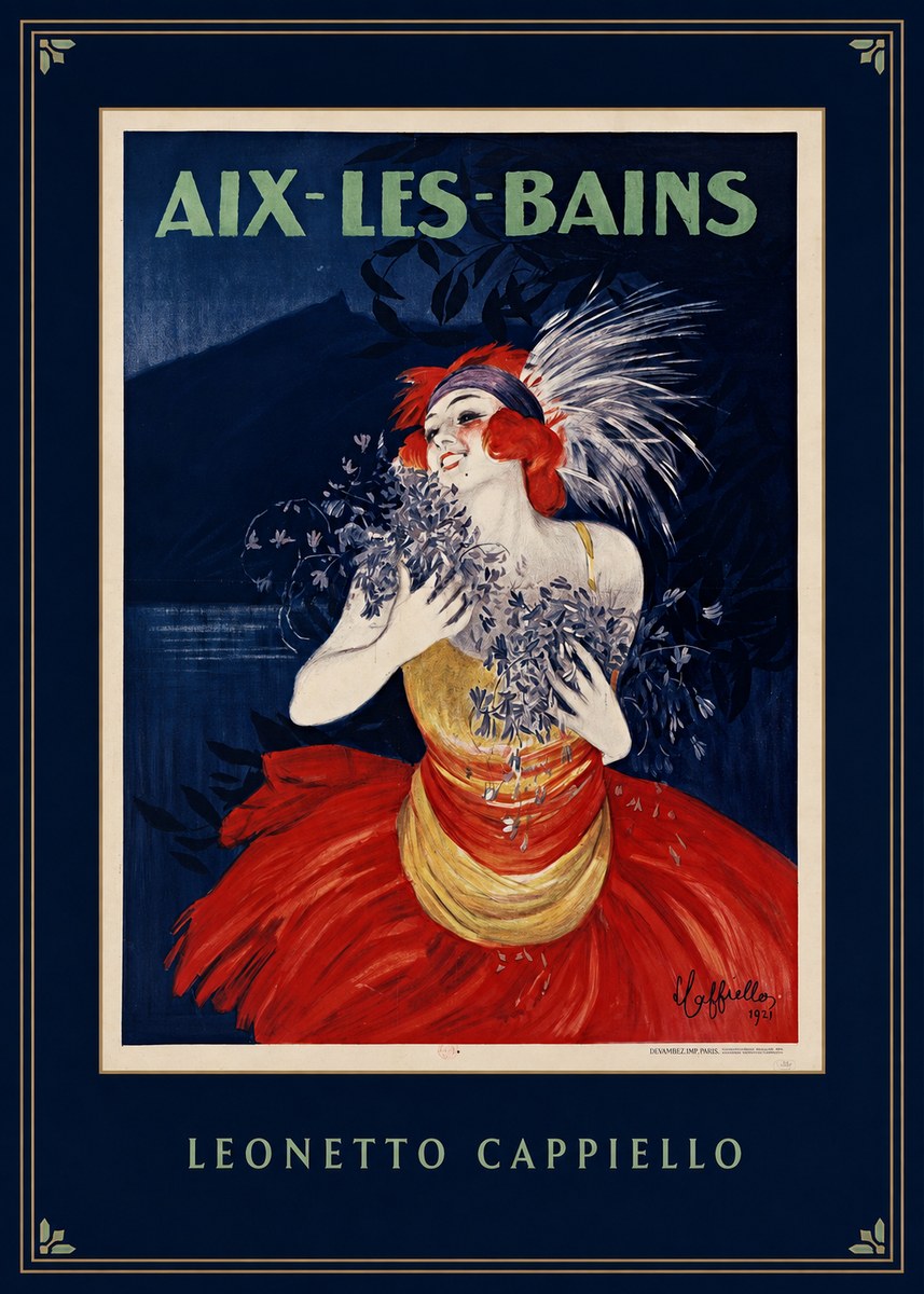 Leonetto Cappiello Aix-les-bains No3 - Plakát