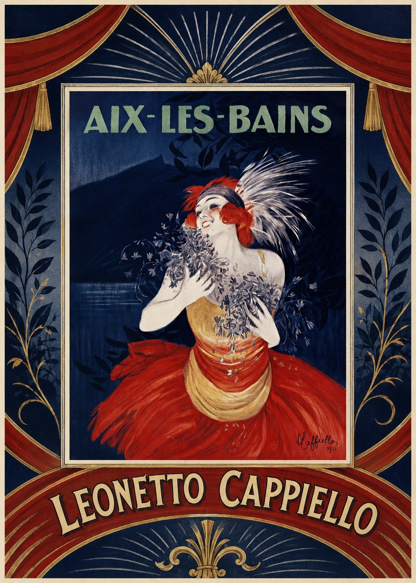 Leonetto Cappiello Aix-les-bains No6 - Plakát