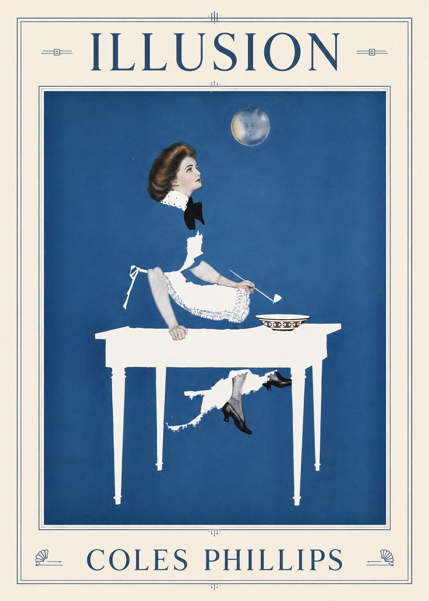 Coles Phillips Illusion No1 - Plakát