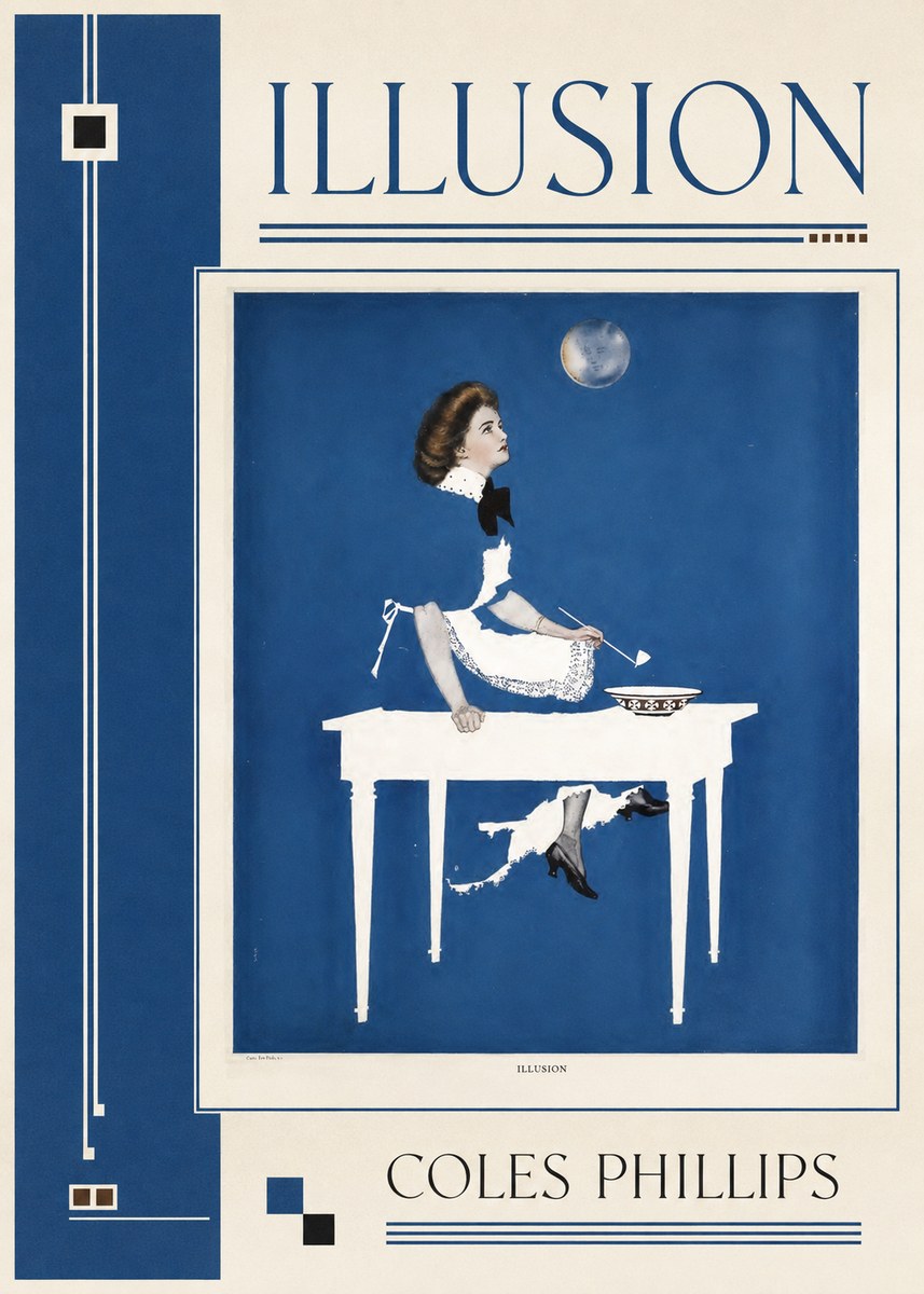 Coles Phillips Illusion No2 - Plakát