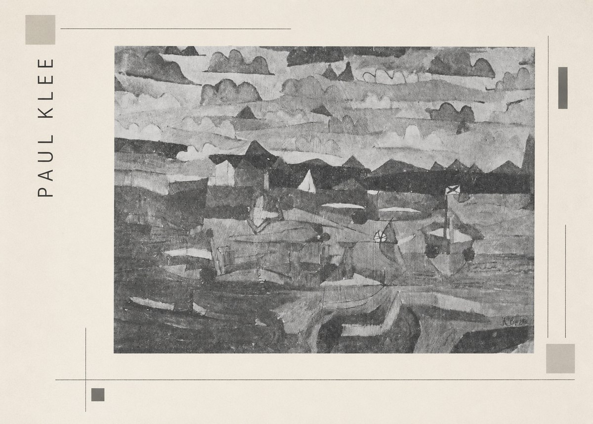 Paul Klee Coastal Landscape No5 - Plakát