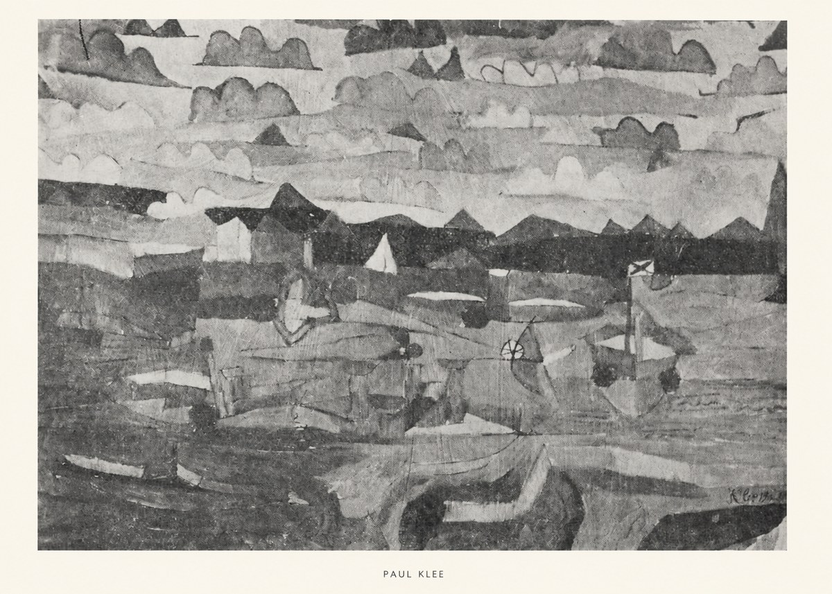 Paul Klee Coastal Landscape No6 - Plakát