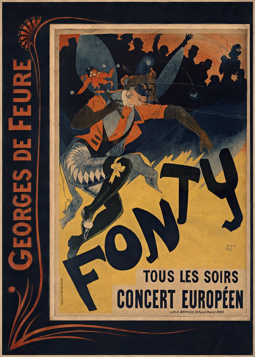 Georges de Feure Fonty II No2 - Plakát