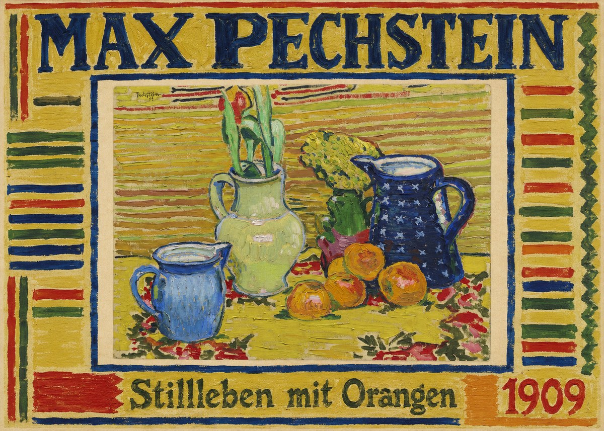 Max Pechstein Stillleben Mit Orangen No1 - Plakát