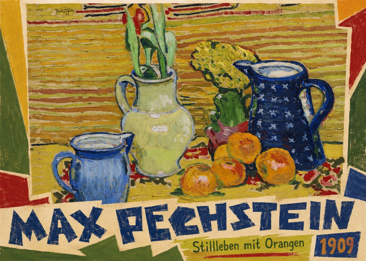 Max Pechstein Stillleben Mit Orangen No5 - Plakát