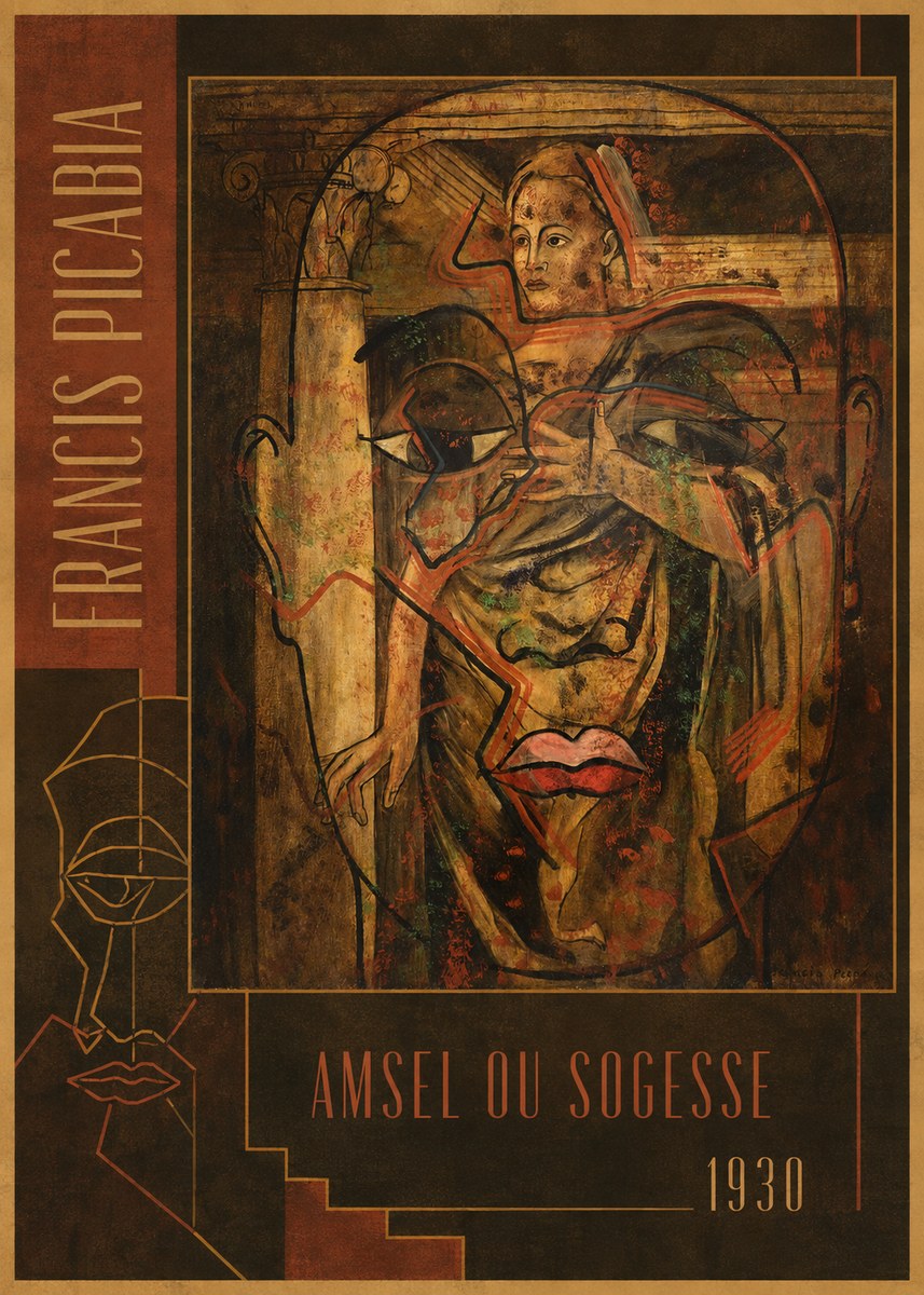 Francis Picabia Amsel Ou Sogesse No2 - Plakát