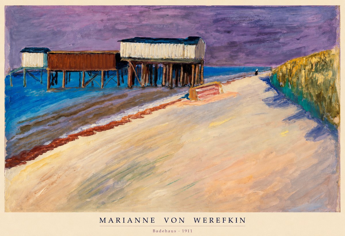 Marianne von Werefkin Badehaus No6 - Plakát