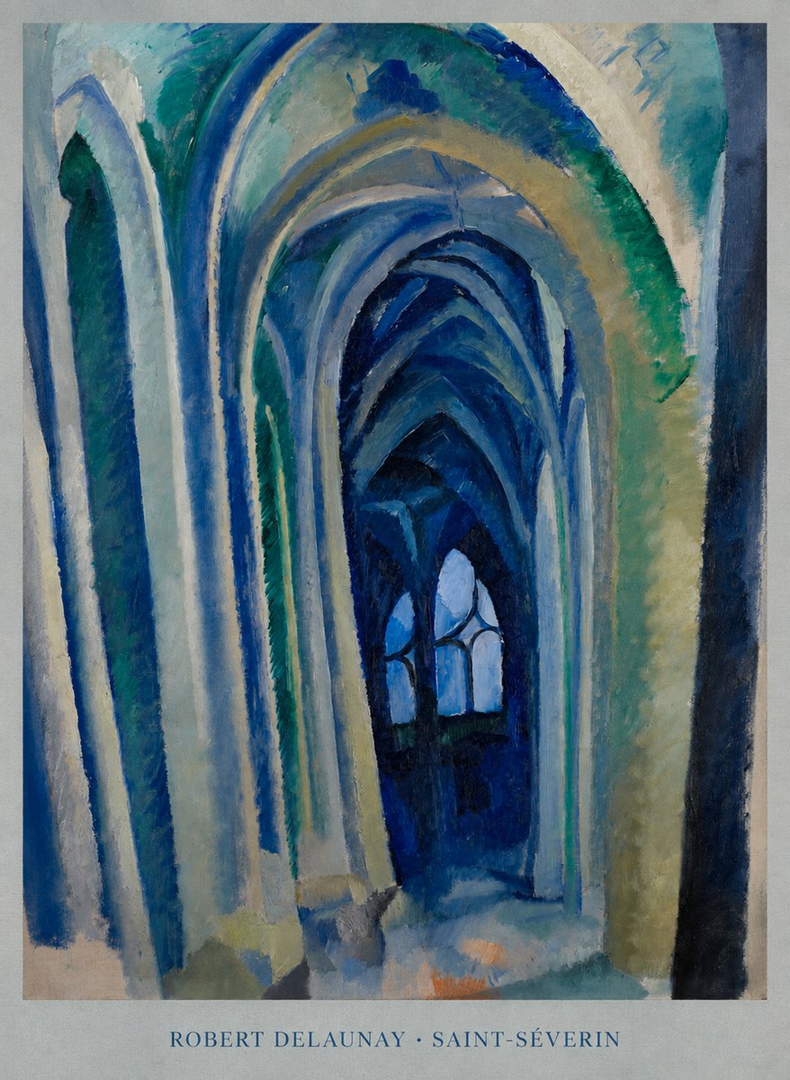 Robert Delaunay Saint-séverin No5 - Plakát